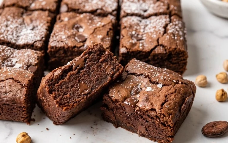 Flourless Chickpea Brownies (Vegan & Gluten Free)